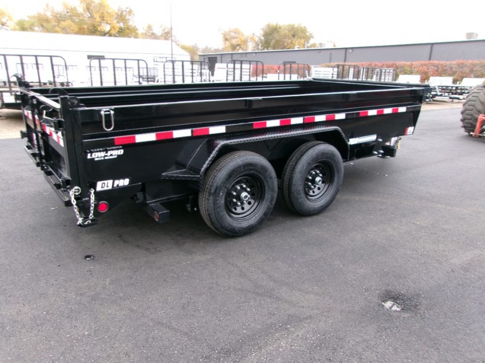 New 2027 PJ Trailers DL 83" LOW PRO Dump Trailer