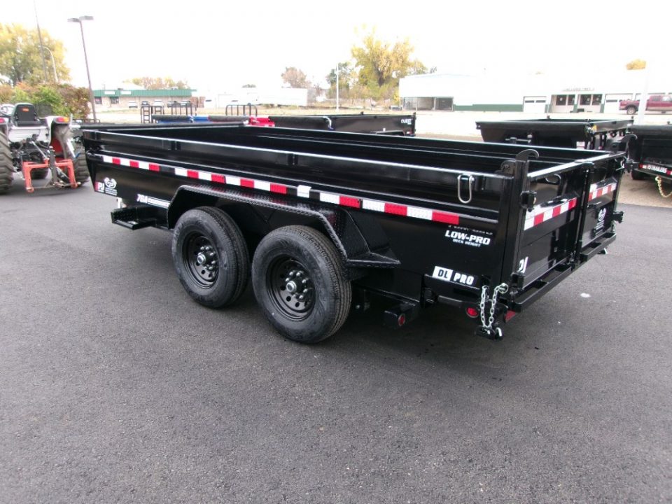 New 2027 PJ Trailers DL 83" LOW PRO Dump Trailer