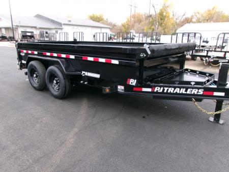 New 2027 PJ Trailers DL 83" LOW PRO Dump Trailer