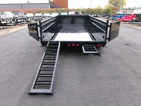 New 2027 PJ Trailers DL 83" LOW PRO Dump Trailer