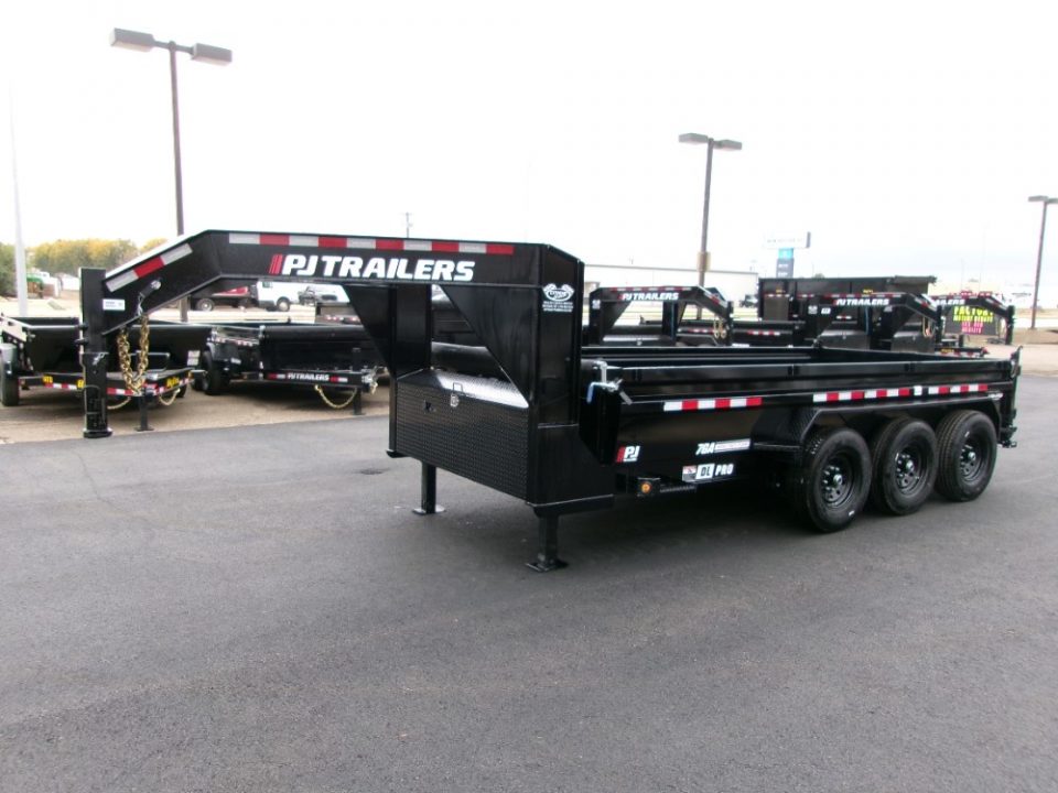 New 2027 PJ Trailers DL 83" LOW PRO Dump Trailer