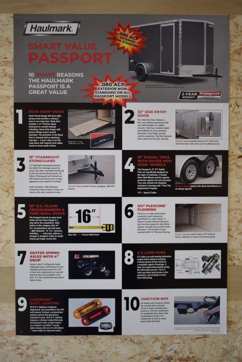 New 2027 Haulmark Passport Deluxe 7x16 Cargo / Enclosed Trailer