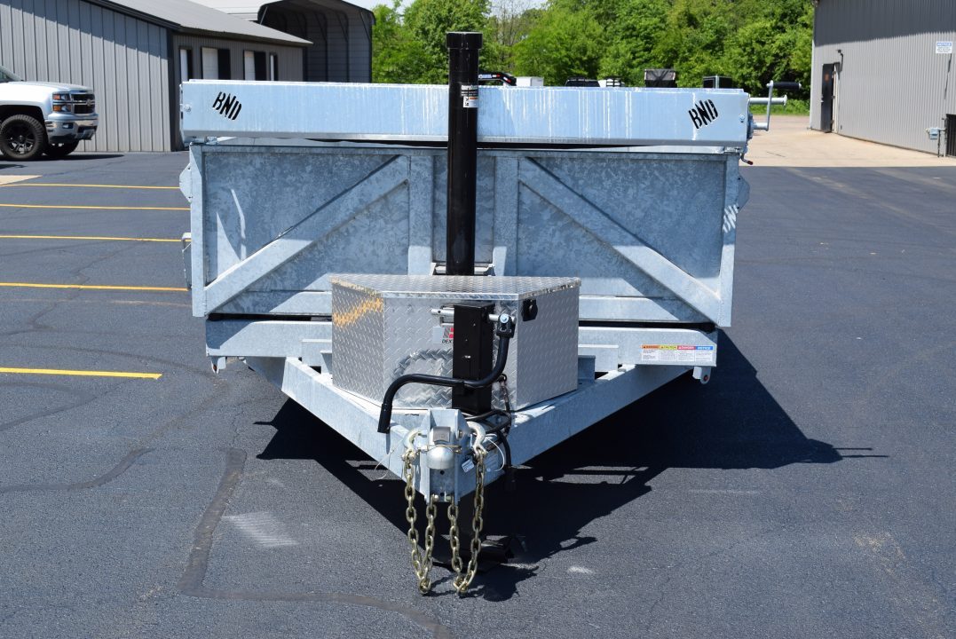 New 2027 BND Trailers 7x14 15K DUMP Dump Trailer Galvanized