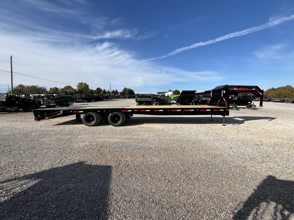New 2027 MAXXD Gooseneck Flatbed Trailer | 102" x 30' 25K GVWR