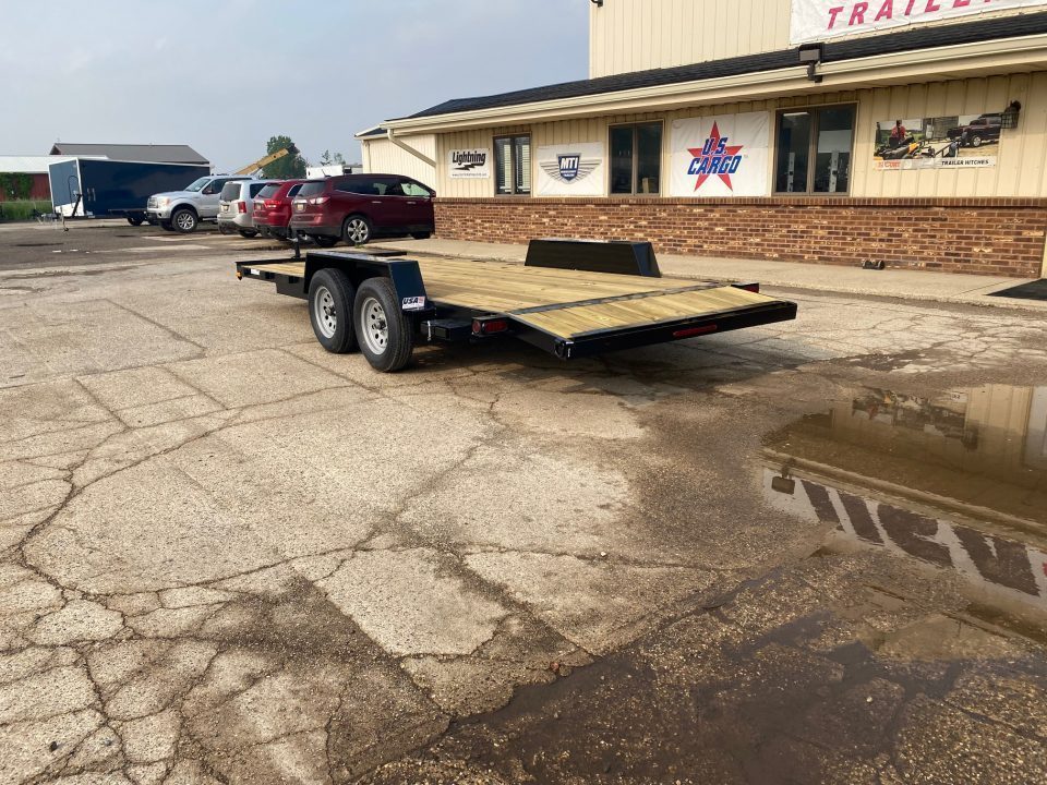 New 2027 AMO 82x18 TA2 Flat Deck 7k Car Hauler