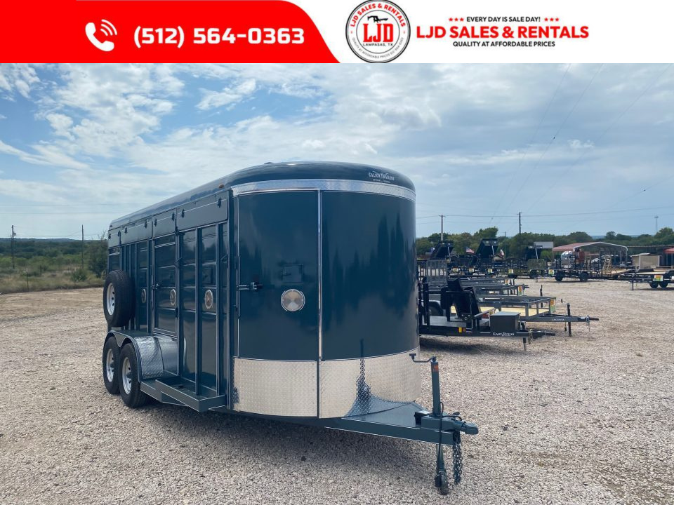 New 2027 Calico Trailers - 18 X 6'8 X 7' Stock Trailer