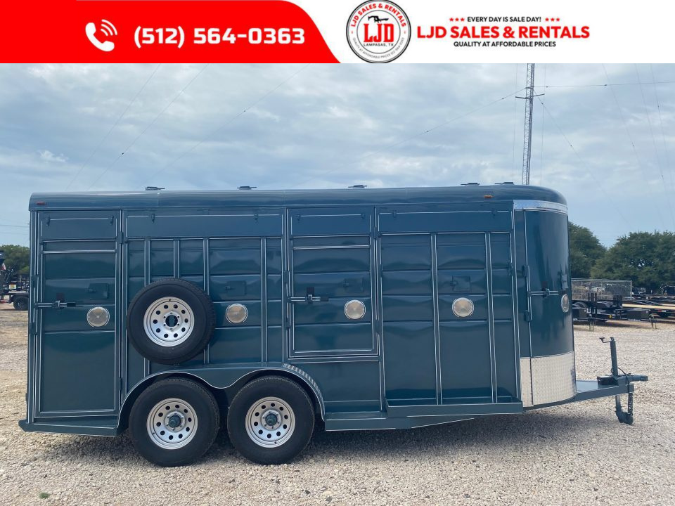 New 2027 Calico Trailers - 18 X 6'8 X 7' Stock Trailer