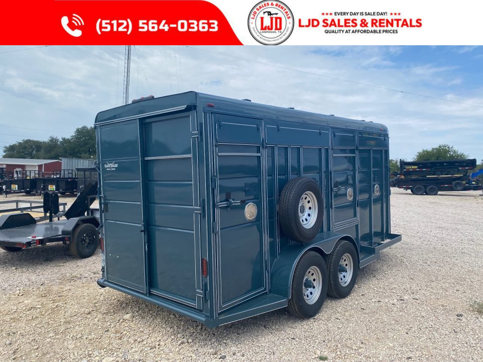New 2027 Calico Trailers - 18 X 6'8 X 7' Stock Trailer