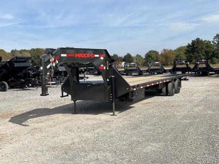 New 2027 MAXXD Hydraulic Dovetail Gooseneck Trailer | 34' x 102' 30K GVWR