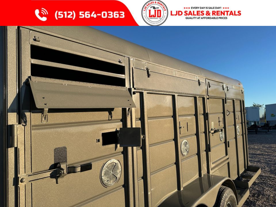 New 2027 Calico - 18' X 6'8 X 7' - Exotic Game Trailer - Stock Trailer