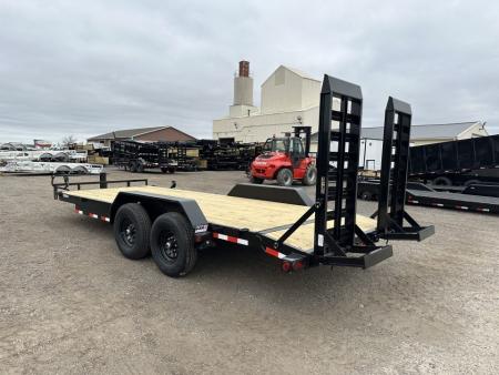 New 2027 Load Trail 83x20 Skidsteer 14k w/HD Ramps Equipment Trailer