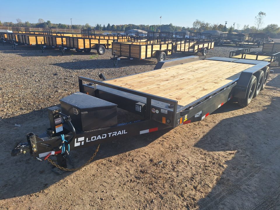 New 2026 Load Trail 83x22 Triple Axle Equipment Trailer W/Max Ramps