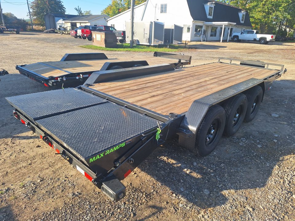 New 2026 Load Trail 83x22 Triple Axle Equipment Trailer W/Max Ramps