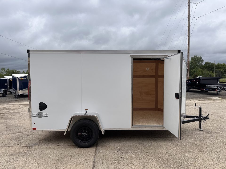 New 2027 Stealth Trailers Mustang 6x12 Ramp Door V-Nose 3k w/Composite Exterior Skin & Translucent Roof Cargo / Enclosed Trailer