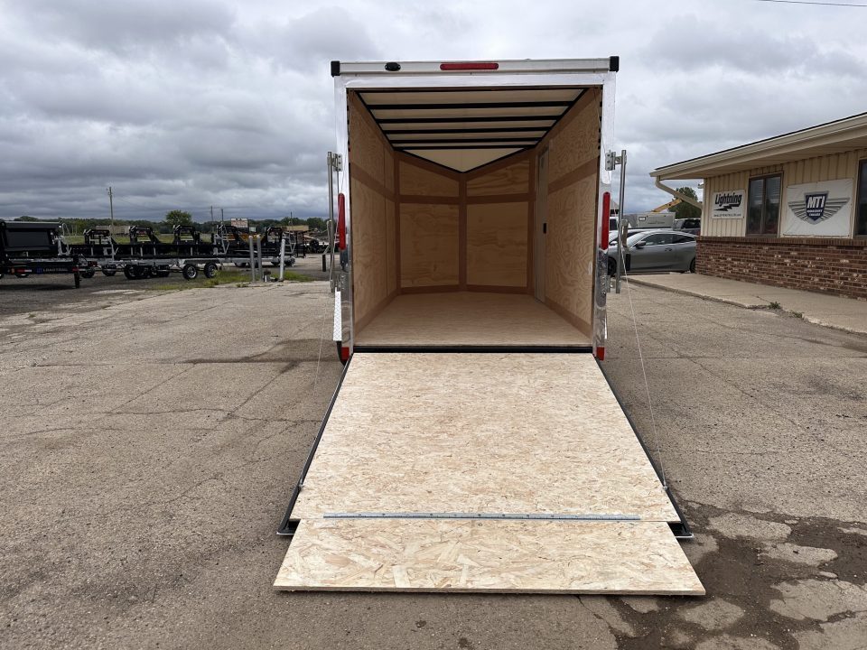 New 2027 Stealth Trailers Mustang 6x12 Ramp Door V-Nose 3k w/Composite Exterior Skin & Translucent Roof Cargo / Enclosed Trailer