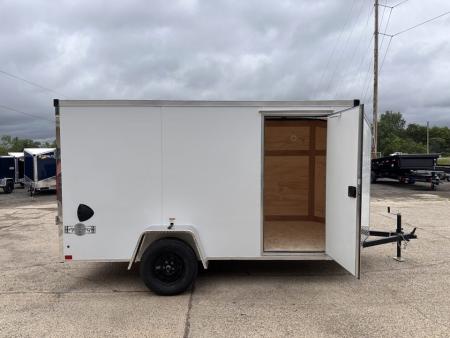 New 2027 Stealth Trailers Mustang 6x12 Ramp Door V-Nose 3k w/Composite Exterior Skin & Translucent Roof Cargo / Enclosed Trailer
