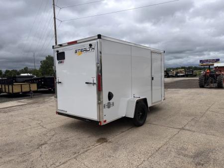 New 2027 Stealth Trailers Mustang 6x12 Ramp Door V-Nose 3k w/Composite Exterior Skin & Translucent Roof Cargo / Enclosed Trailer