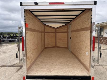 New 2027 Stealth Trailers Mustang 6x12 Ramp Door V-Nose 3k w/Composite Exterior Skin & Translucent Roof Cargo / Enclosed Trailer