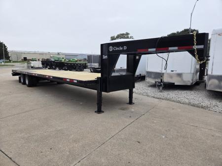 New 2027 Circle D 30+5 GN Flatbed 20K Equipment Trailer