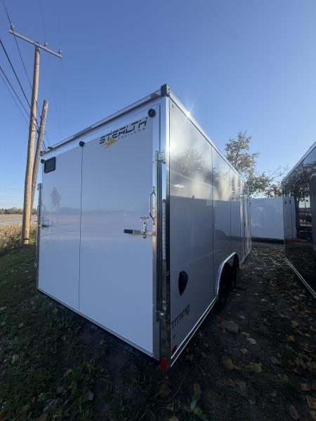 New Stealth 8.5 x 20 Enclosed Car Hauler with Ramp 7K GVW with 7ft interior