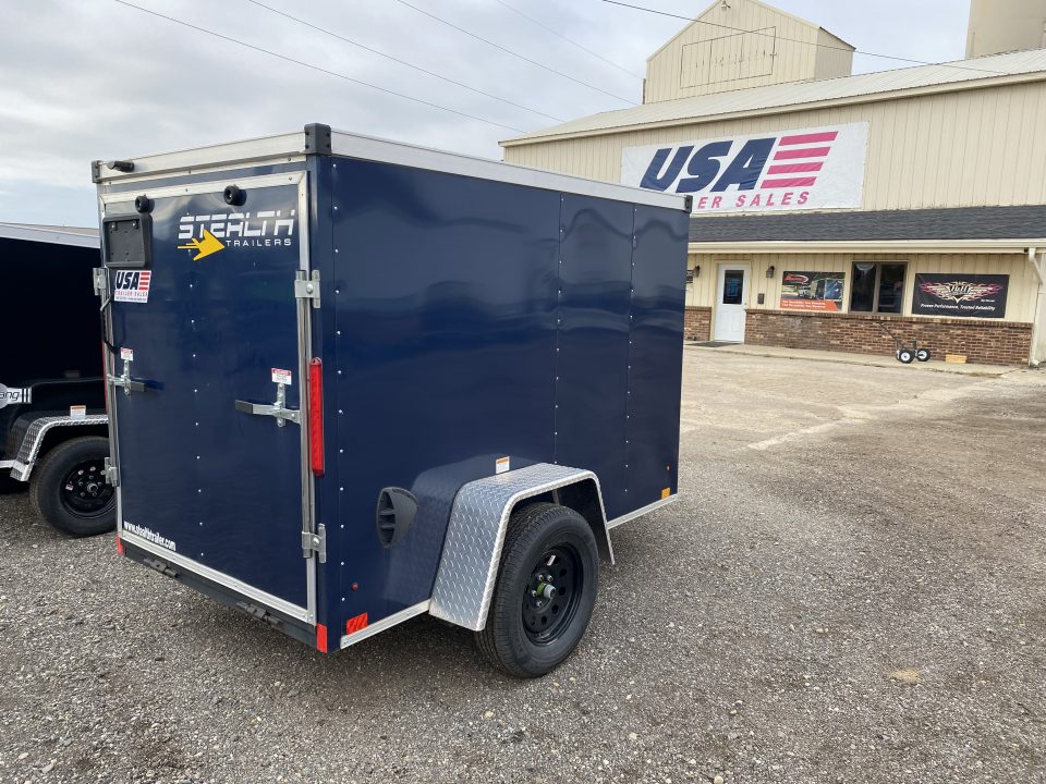 New 2026 Stealth Trailers 5x8 Mustang 3k w/Ramp Door Cargo / Enclosed Trailer