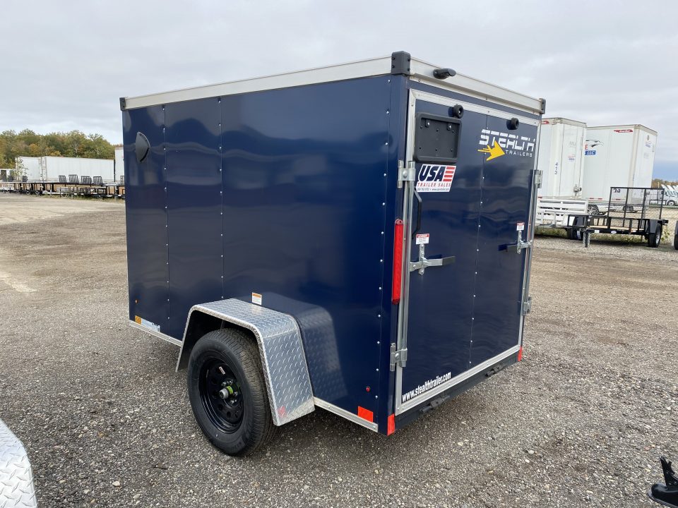 New 2026 Stealth Trailers 5x8 Mustang 3k w/Ramp Door Cargo / Enclosed Trailer