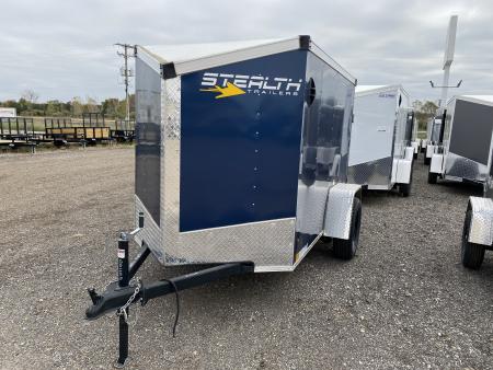 New 2026 Stealth Trailers 5x8 Mustang 3k w/Ramp Door Cargo / Enclosed Trailer