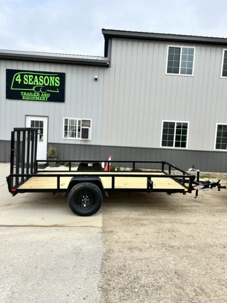 New 2027 H&H Trailers 76 X12' Rail Side Utility 2990k gvwr Utility Trailer