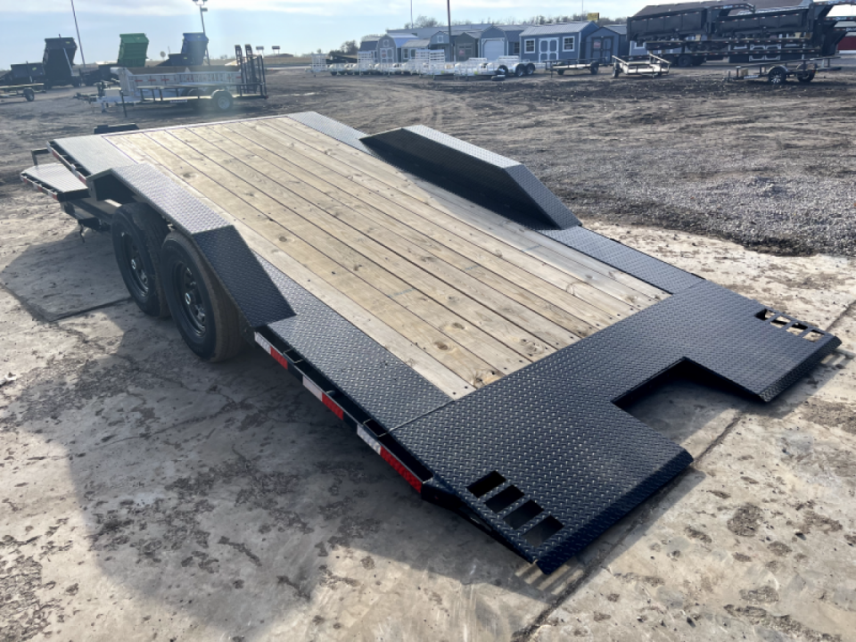 New 2027 Delco Trailers 24' Split deck tilt bed (16 tilt+8'stationary) Equipment Trailer