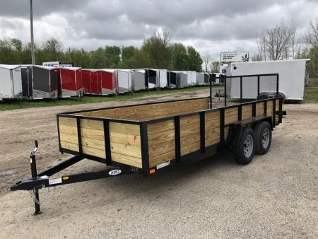 New 2027 AMO 14' 2 BRAKE WOODSIDE Landscape Trailer