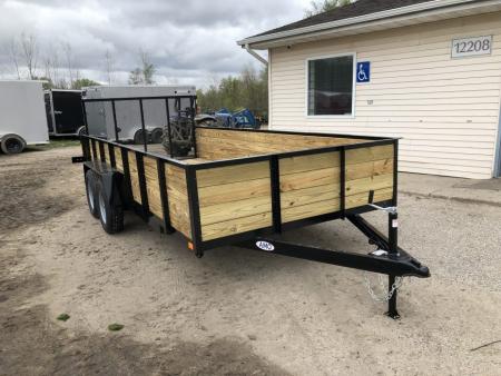 New 2027 AMO 14' 2 BRAKE WOODSIDE Landscape Trailer