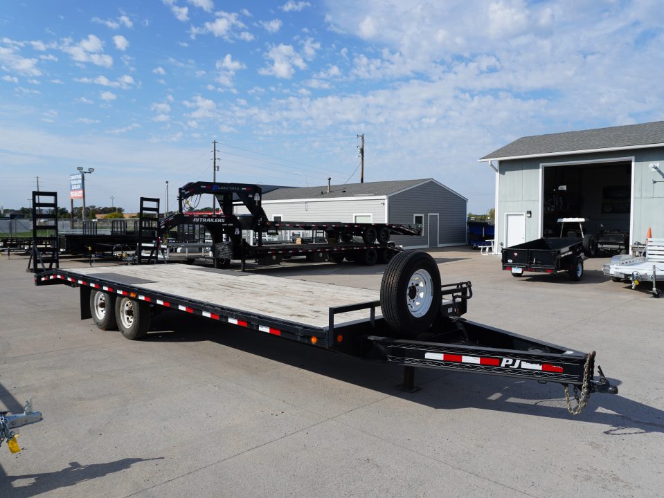 Used 2019 PJ Trailers F8 24ft Deckover Trailer