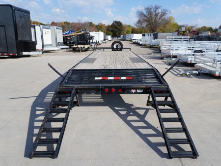 Used 2019 PJ Trailers F8 24ft Deckover Trailer
