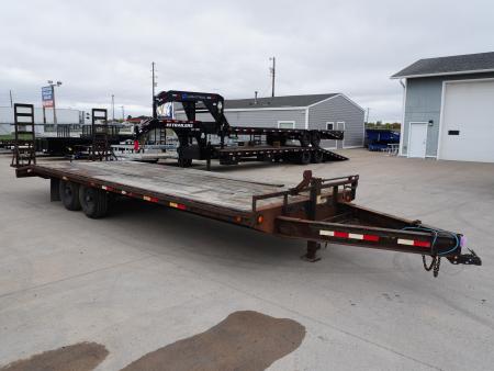 Used 2015 PJ Trailers F8 24ft Deckover Trailer