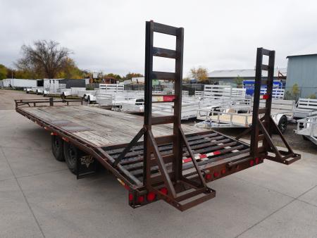Used 2015 PJ Trailers F8 24ft Deckover Trailer
