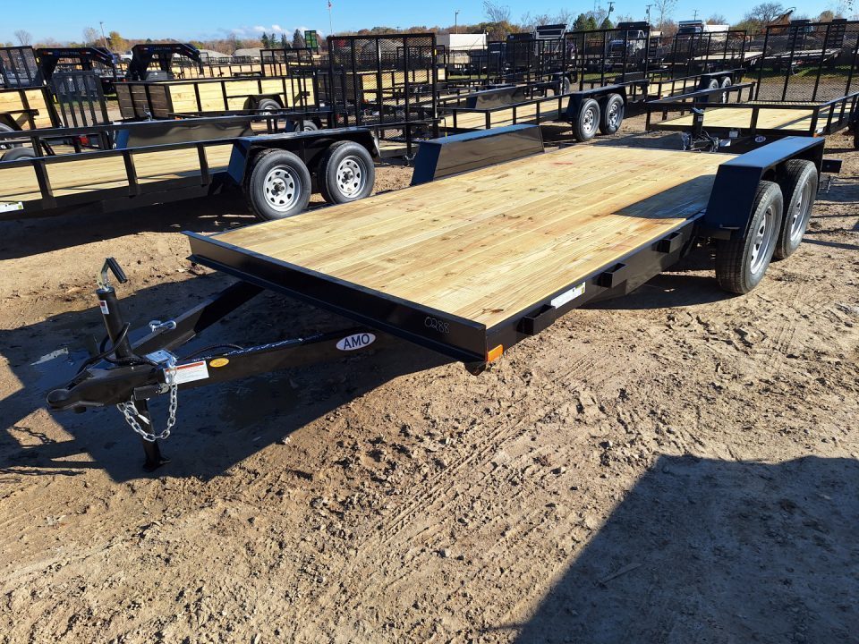 New 2027 AMO 82x16' Car Hauler 1 Axle Brake W/ Led Lights