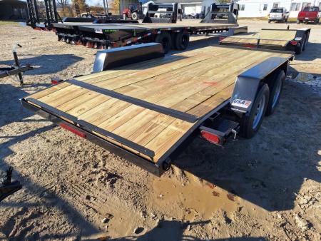 New 2027 AMO 82x16' Car Hauler 1 Axle Brake W/ Led Lights