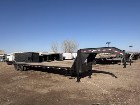 New 2027 Delco Trailers 40' Gooseck 38K Deckover Trailer