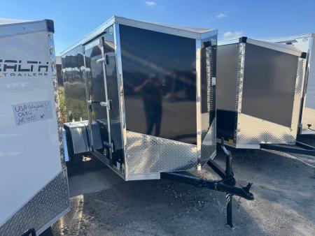 New 2027 US Cargo 5x10 V-Nose Barn Door 3k w/6ft 6in Interior Height Cargo / Enclosed Trailer