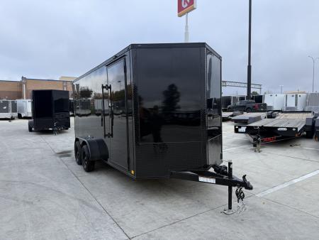 New 2027 Sawyer Trailers 716 TALL blackout Cargo / Enclosed Trailer