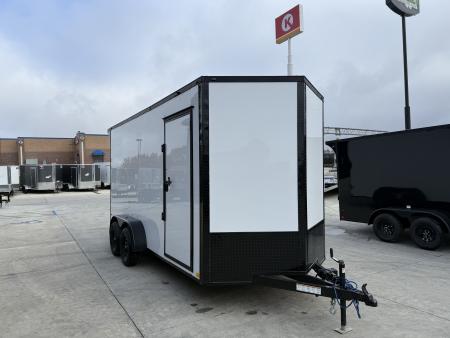 New 2027 Sawyer Trailers 716 XTALL blackout Cargo / Enclosed Trailer