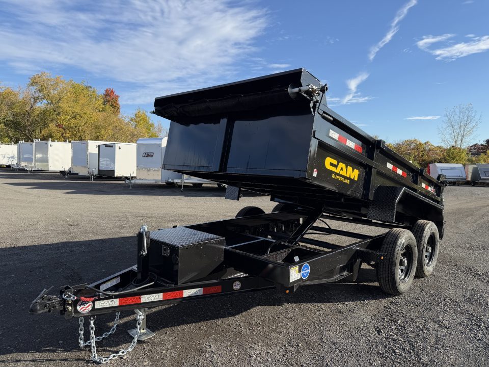 New 2027 Cam Superline 6X12 SD Single Ram Dump Trailer 11K