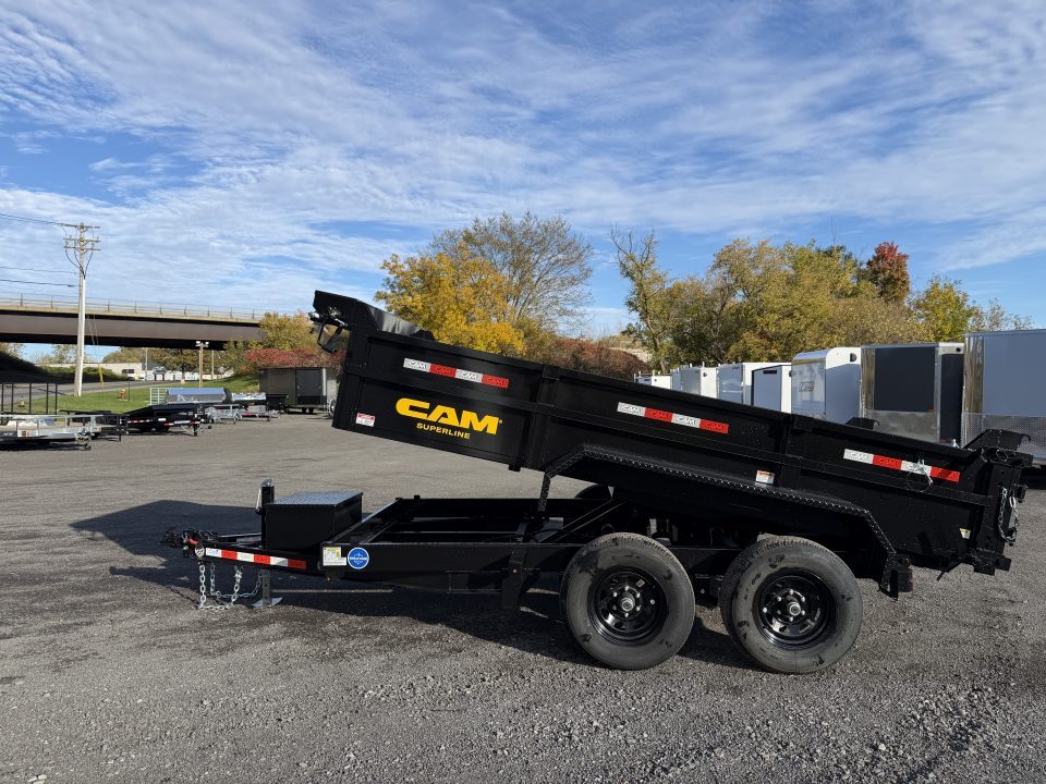 New 2027 Cam Superline 6X12 SD Single Ram Dump Trailer 11K