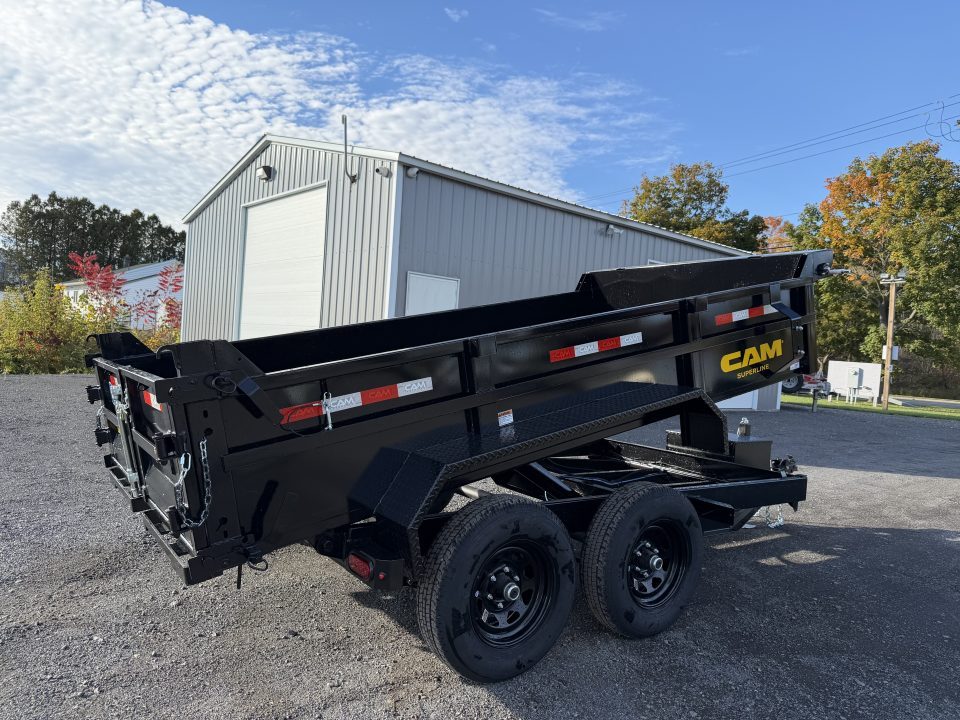 New 2027 Cam Superline 6X12 SD Single Ram Dump Trailer 11K