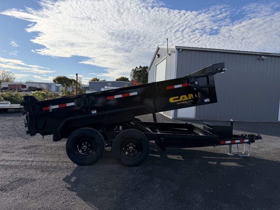 New 2027 Cam Superline 6X12 SD Single Ram Dump Trailer 11K