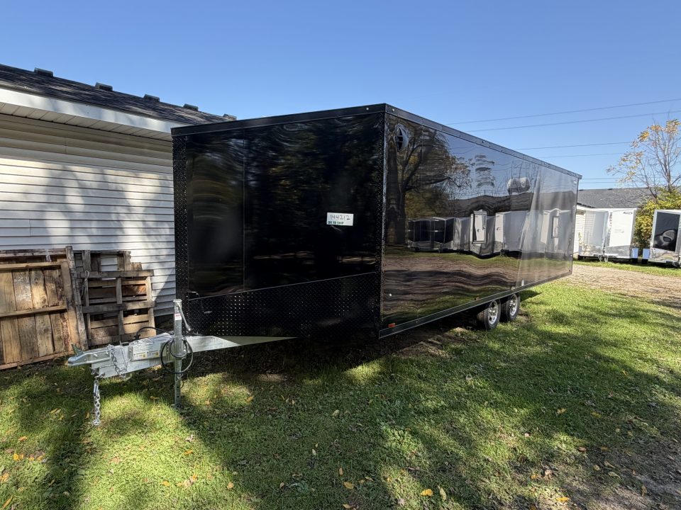 New 2027 Lightning 8.5 x 22 Enclosed All Aluminum Deck Over Snowmobile Trailer - TRAILER IS ON ORDER NOT IN STOCK