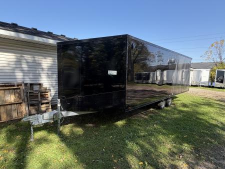 New 2027 Lightning 8.5 x 22 Enclosed All Aluminum Deck Over Snowmobile Trailer - TRAILER IS ON ORDER NOT IN STOCK