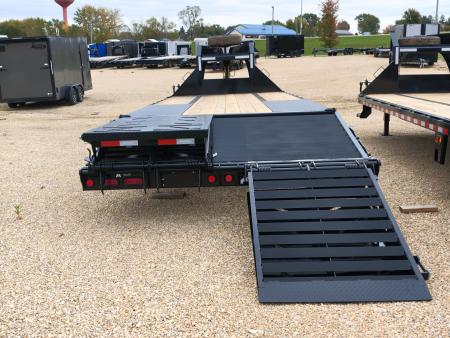 New 2027 Iron Bull 102 x 25 (20 +5) FLG Deckover Trailer -Gooseneck with 2) 10K Axles, 23,900lb. GVWR, Electric Brakes and More!