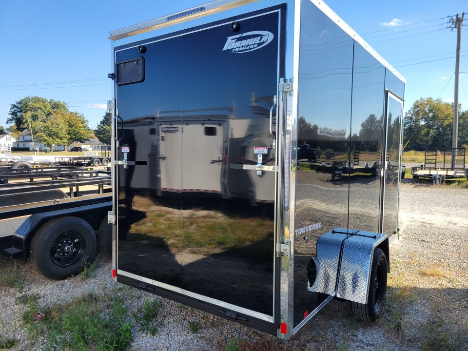 New 2027 Formula Trailers 6x12 Traverse Flat Top V-Nose 3k Cargo / Enclosed Trailer