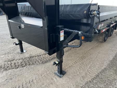 New 2027 PJ Trailers 16' D8 Gooseneck Deckover Dump Trailer